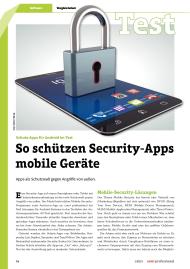 com! professional: So schützen Security-Apps mobile Geräte (Ausgabe: 1)