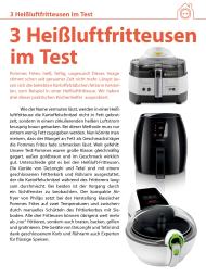 Technik zu Hause.de: 3 Heißluftfritteusen im Test (Vergleichstest)