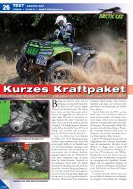 ATV & QUAD Magazin: Kurzes Kraftpaket (Ausgabe: 9-10/2014)