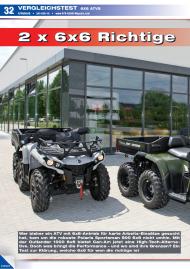ATV & QUAD Magazin: 2 x 6x6 Richtige (Ausgabe: 9-10/2014)