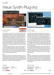 Beat: Neue Synth-Plug-ins (Ausgabe: 1)
