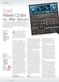 Beat: Duell: Waves Codex vs. Xfer Serum (Ausgabe: 2)