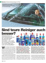 auto motor und sport: Sind teure Reiniger auch besser? (Ausgabe: 26)