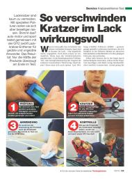 auto motor und sport: So verschwinden Kratzer im Lack wirkungsvoll (Ausgabe: 3)