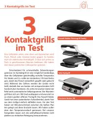 Technik zu Hause.de: 3 Kontaktgrills im Test (Vergleichstest)