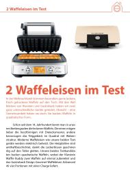 Technik zu Hause.de: 2 Waffeleisen im Test (Vergleichstest)