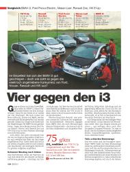 auto motor und sport: Vier gegen den i3 (Ausgabe: 25)