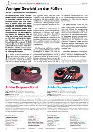 Laufmagazin SPIRIDON: Weniger Gewicht an den Füßen (Ausgabe: 12)