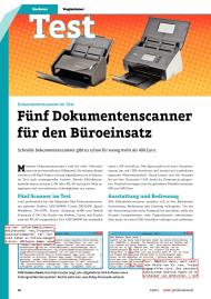 com! professional: Fünf Dokumentenscanner für den Büroeinsatz (Ausgabe: 3)
