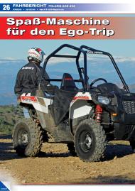 ATV & QUAD Magazin: Spaß-Maschine für den Ego-Trip (Ausgabe: 3-4/2014)