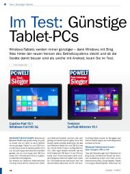 PC-WELT: Günstige Tablet-PCs (Ausgabe: 2)