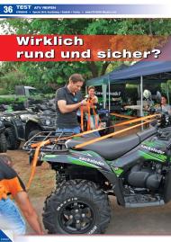 ATV & QUAD Magazin: Wirklich rund und sicher? (Ausgabe: Special 2015)