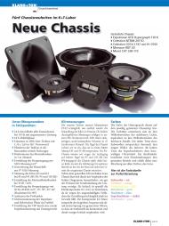 Klang + Ton: Neue Chassis (Ausgabe: 2)