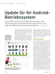 AndroidWelt: Update für Ihr Android- Betriebssystem (Ausgabe: 1)