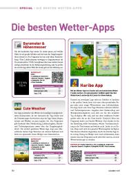 AndroidWelt: Die besten Wetter-Apps (Ausgabe: 1)