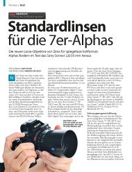 fotoMAGAZIN: Standardlinsen für die 7er-Alphas (Ausgabe: 4)