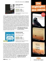 BÜCHER: Erzählungen & Romane (Ausgabe: 3)