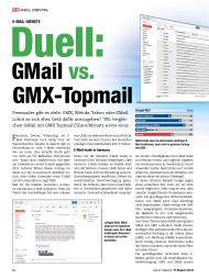 PC Magazin/PCgo: Duell: GMail vs. GMX-Topmail (Ausgabe: 6)