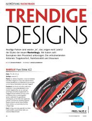 tennisMAGAZIN: Trendige Designs (Ausgabe: 5)