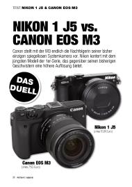 FOTOHITS: Nikon 1 J5 vs. Canon EOS M3 (Ausgabe: 6)