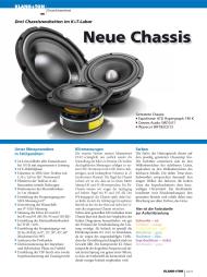 Klang + Ton: Neue Chassis (Ausgabe: 4)