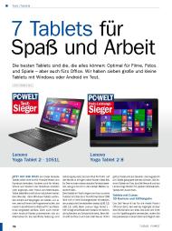 PC-WELT: 7 Tablets für Spaß und Arbeit (Ausgabe: 7)
