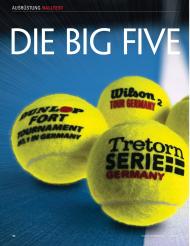 tennisMAGAZIN: Die Big Five im Fokus (Ausgabe: 7)