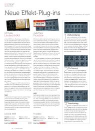 Beat: Neue Effekt-Plug-ins (Ausgabe: 9)