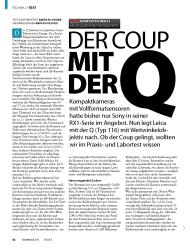 fotoMAGAZIN: Der Coup mit der Q (Ausgabe: 9)