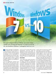 PC Magazin/PCgo: Windows 7 vs. Windows 10 (Ausgabe: 9)