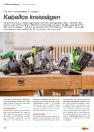 Heimwerker Praxis: Kabellos kreissägen (Ausgabe: 5)