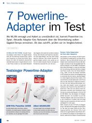 PC-WELT: 7 Powerline-Adapter (Ausgabe: 9)