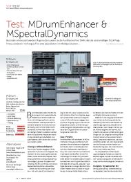 Beat: MDrumEnhancer & MSpectralDynamics (Ausgabe: 11)