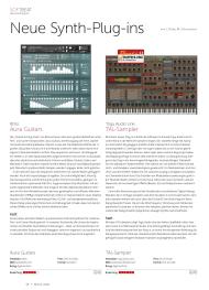 Beat: Neue Synth-Plug-ins (Ausgabe: 11)