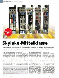 PC Games Hardware: Skylake-Mittelklasse (Ausgabe: 11)