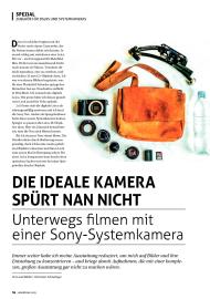 videofilmen: Die ideale Kamera spürt man nicht (Ausgabe: 4)