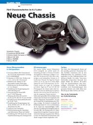 Klang + Ton: Neue Chassis (Ausgabe: 6)