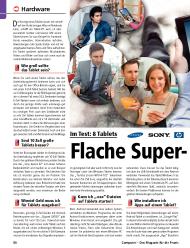 Computer - Das Magazin für die Praxis: Flache Super-Computer (Ausgabe: 9)