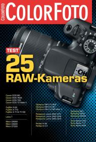 ColorFoto: 25 RAW-Kameras (Ausgabe: 12)