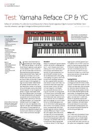 Beat: Yamaha Reface CP & YC (Ausgabe: 12)