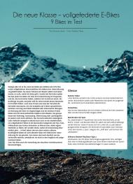 Fahrrad News: Die neue Klasse - vollgefederte E-Bikes (Ausgabe: 1)