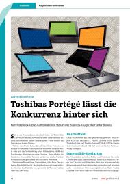 com! professional: Toshibas Portégé lässt die Konkurrenz hinter sich (Ausgabe: 2)