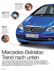 auto motor und sport: Mercedes-Betriebe: Trend nach unten (Ausgabe: 3)