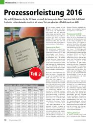 PC Games Hardware: Prozessorleistung 2016 (Ausgabe: 3)