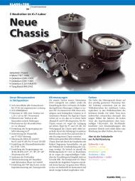 Klang + Ton: Neue Chassis (Ausgabe: 2)