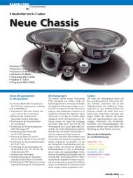 Klang + Ton: Neue Chassis (Ausgabe: 3)
