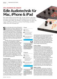 MAC LIFE: Edle Audiotechnik für Mac, iPhone & iPad (Ausgabe: 6)
