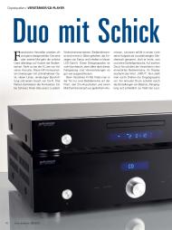 AUDIO/stereoplay: Duo mit Schick (Ausgabe: 6)