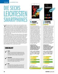 Smartphone: Die sechs leichtesten Smartphones (Ausgabe: 3)
