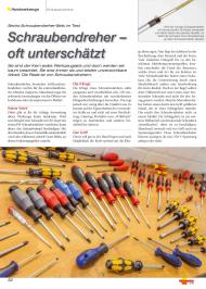 Heimwerker Praxis: Schraubendreher - oft unterschätzt (Ausgabe: 3)